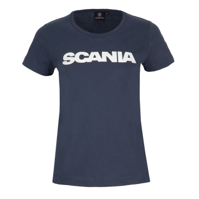 Women's Navy Basic Wordmark T-Shirt