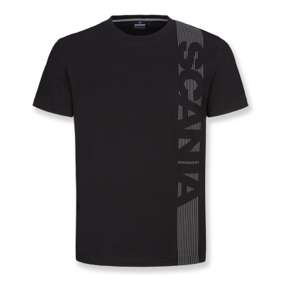 Men's Black V Stripe T-Shirt