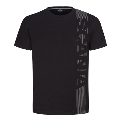 Men's Black V Stripe T-Shirt