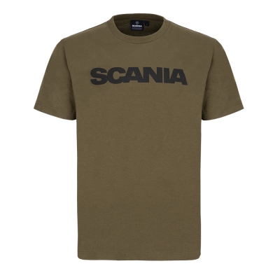Men's Olive Basic Wordmark T-Shirt