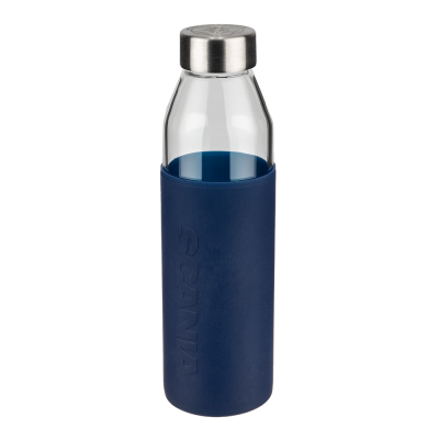 Navy Glass Bottle