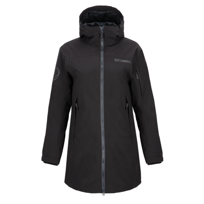 Parka noire pour femme