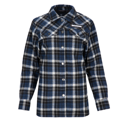 Women's Blue Checked Overshirt