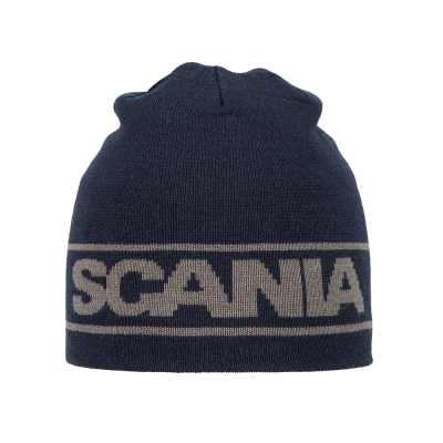 Kids Reversible Navy Beanie