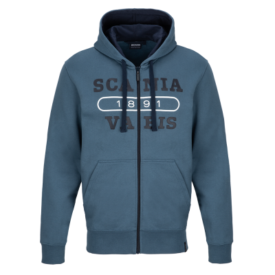 Men's Blue 1891 Zip Hoodie