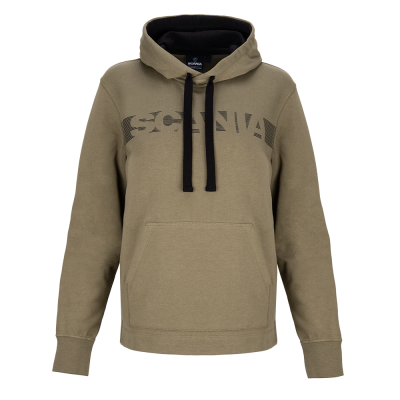 Women's Khaki Stripe Relaxed Hoodie