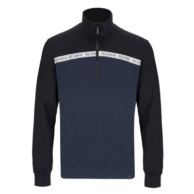 Men's Navy Duo Retro ¼ Zip Sweatshirt