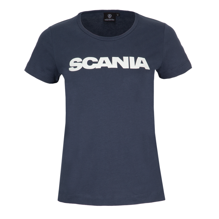 Women's Navy Basic Wordmark T-Shirt