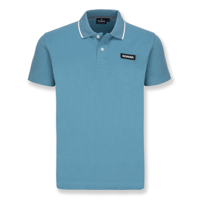 Men's Light Blue Base Polo