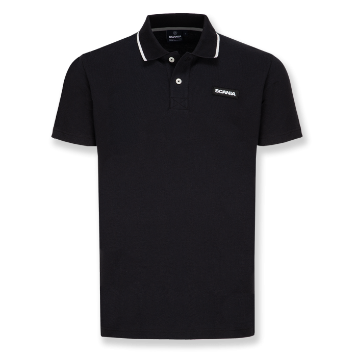 Men's Black Base Polo