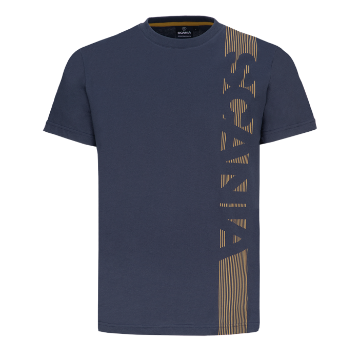 Men's Navy V Stripe T-Shirt