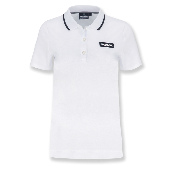 Women's Optical White Base Polo