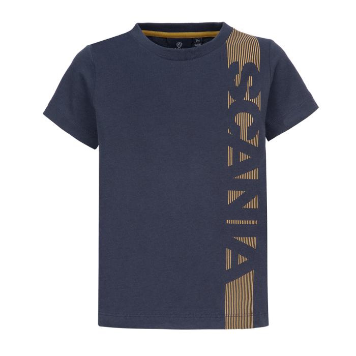 Kids Navy V Stripe T-Shirt